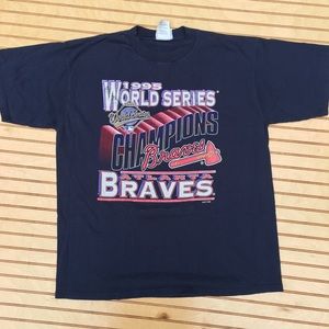 Authentic 1995 braves championship shirt